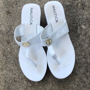 Nautica Wedge Sandals
